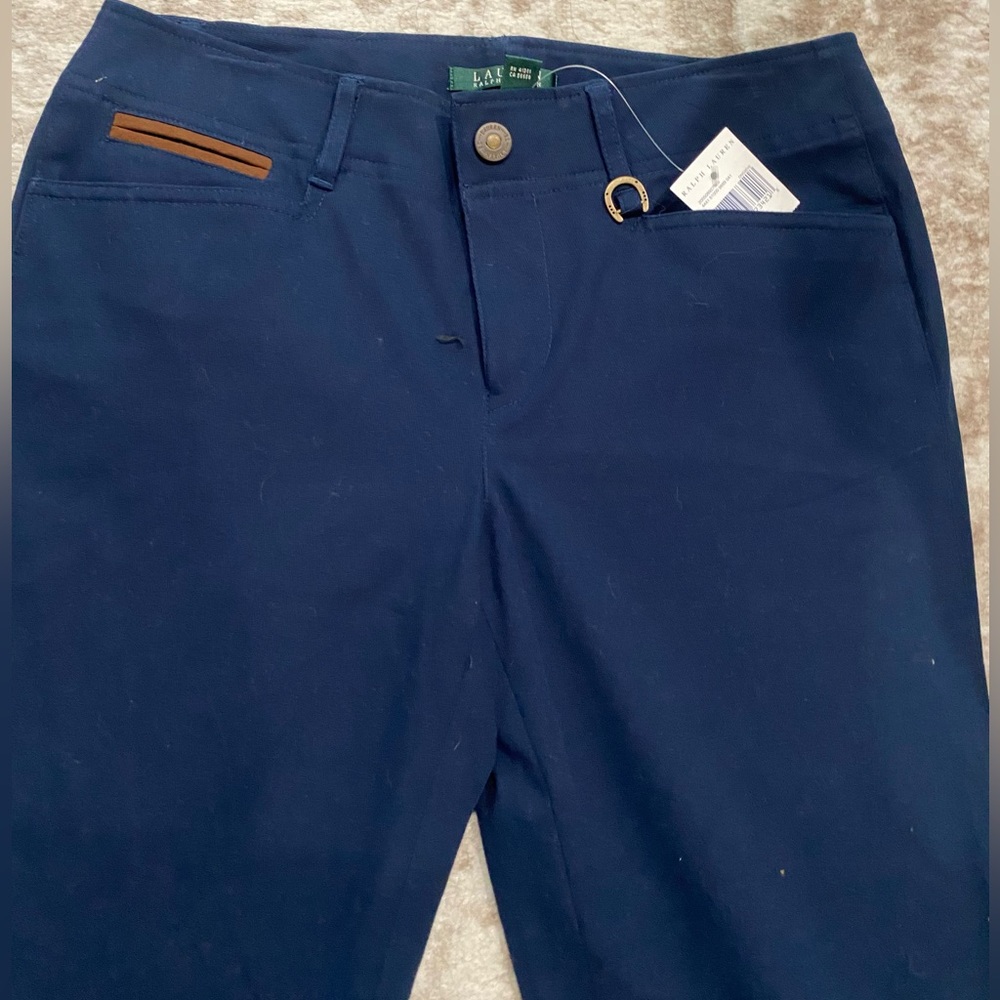 Ralph Lauren Navy Blue Ankle Pants - Size 4